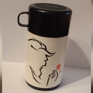 Disney Beauty And The Beast Vintage Thermos
